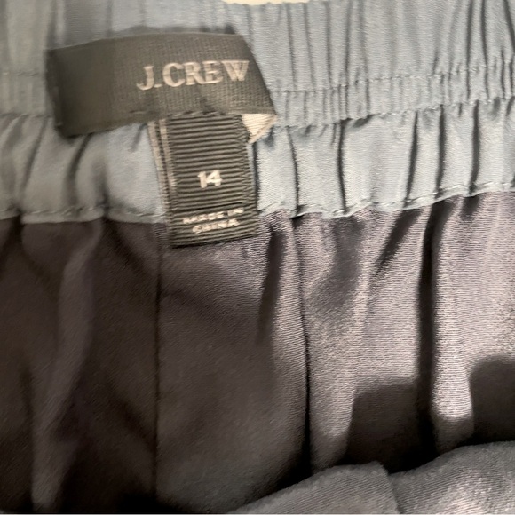 J. Crew Gray Pleated Midi Skirt, Size 14 - Picture 7 of 12